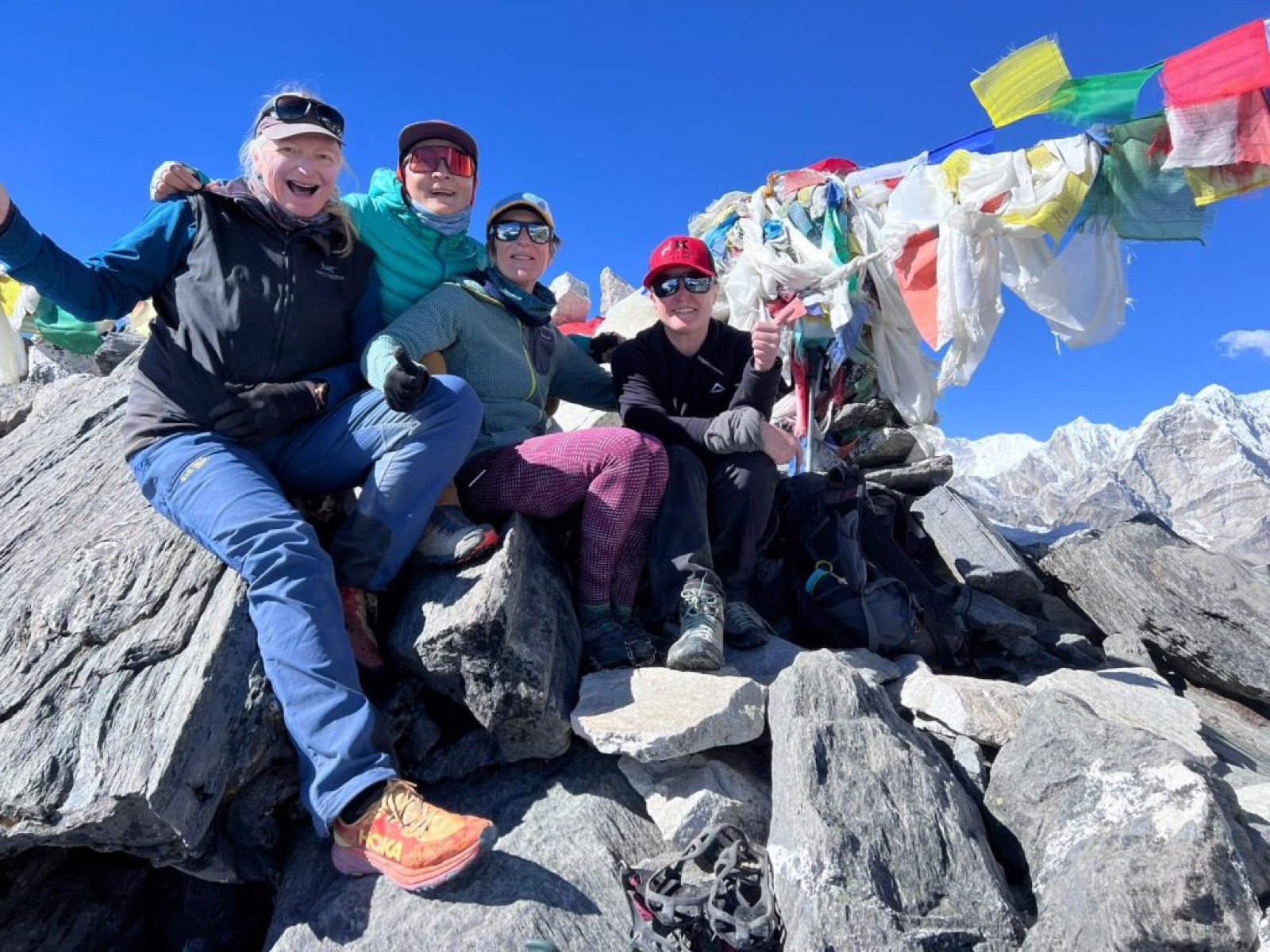 Three Passes Trek Nepal to Everest Basecamp with AWExpeditions and Jeannette McGill